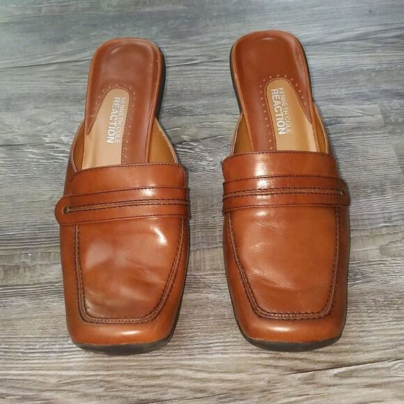 Kenneth Cole Reaction brown clogs Sz 10 - Picture 2 of 6